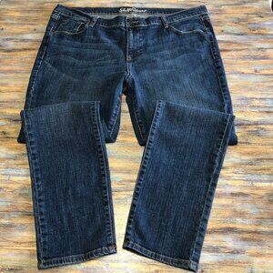Old Navy The Sweetheart Jeans Straight Leg High Rise Blue Womens Size 18